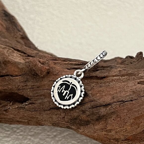 Pandora Jewelry - Pandora Atlanta Georgia Peach enamel crafts S925 Silver Dangle Charm